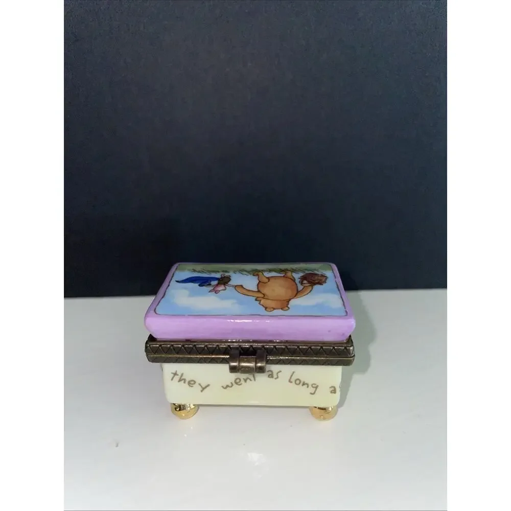 Midwest of Cannon Falls Trinket Box: Mini Winnie the Pooh & Piglet Together
